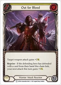 Out for Blood (Yellow) - History Pack Vol.1 - Flesh and Blood TCG card