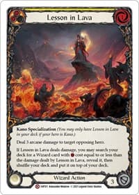 Lesson in Lava - History Pack Vol.1 - Flesh and Blood TCG card
