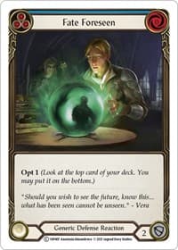 Fate Foreseen (Blue) - History Pack Vol.1 - Flesh and Blood TCG card
