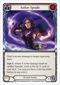 Aether Spindle (Red) - History Pack Vol.1 - Flesh and Blood TCG card