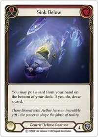 Sink Below (Red) - History Pack Vol.1 - Flesh and Blood TCG card