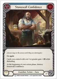 Stonewall Confidence (Blue) - History Pack Vol.1 - Flesh and Blood TCG card