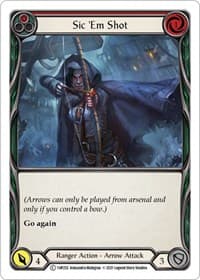 Sic 'Em Shot (Red) - History Pack Vol.1 - Flesh and Blood TCG card