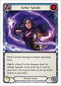 Aether Spindle (Blue) - History Pack Vol.1 - Flesh and Blood TCG card