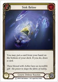 Sink Below (Yellow) - History Pack Vol.1 - Flesh and Blood TCG card