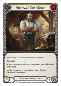 Stonewall Confidence (Yellow) - History Pack Vol.1 - Flesh and Blood TCG card