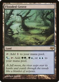Flooded Grove - Eventide - Magic: The Gathering card