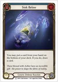 Sink Below (Blue) - History Pack Vol.1 - Flesh and Blood TCG card