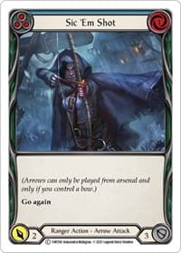 Sic 'Em Shot (Blue) - History Pack Vol.1 - Flesh and Blood TCG card