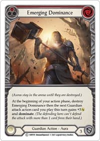 Emerging Dominance (Red) - History Pack Vol.1 - Flesh and Blood TCG card