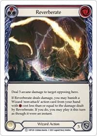 Reverberate (Red) - History Pack Vol.1 - Flesh and Blood TCG card