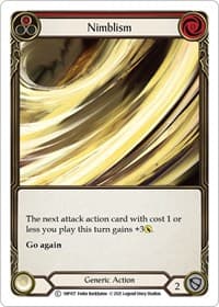 Nimblism (Red) - History Pack Vol.1 - Flesh and Blood TCG card