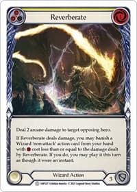 Reverberate (Yellow) - History Pack Vol.1 - Flesh and Blood TCG card