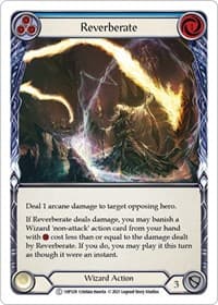 Reverberate (Blue) - History Pack Vol.1 - Flesh and Blood TCG card