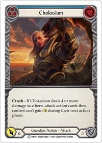 Chokeslam (Blue) - History Pack Vol.1 - Flesh and Blood TCG card