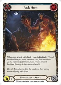 Pack Hunt (Blue) - History Pack Vol.1 - Flesh and Blood TCG card