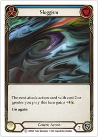 Sloggism (Blue) - History Pack Vol.1 - Flesh and Blood TCG card