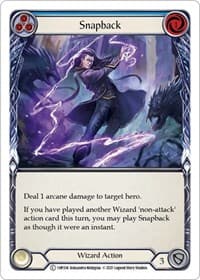 Snapback (Blue) - History Pack Vol.1 - Flesh and Blood TCG card