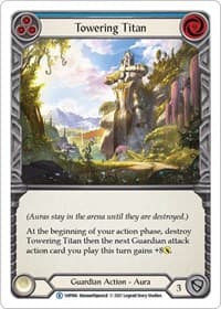 Towering Titan (Blue) - History Pack Vol.1 - Flesh and Blood TCG card