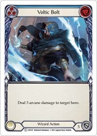 Voltic Bolt (Blue) - History Pack Vol.1 - Flesh and Blood TCG card