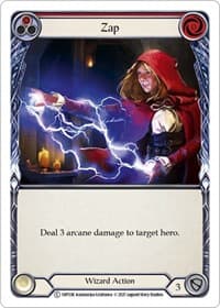 Zap (Red) - History Pack Vol.1 - Flesh and Blood TCG card