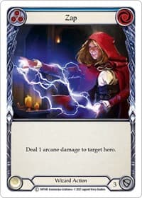 Zap (Blue) - History Pack Vol.1 - Flesh and Blood TCG card