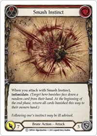 Smash Instinct (Red) - History Pack Vol.1 - Flesh and Blood TCG card