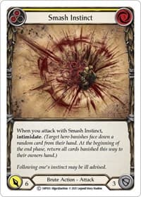 Smash Instinct (Yellow) - History Pack Vol.1 - Flesh and Blood TCG card