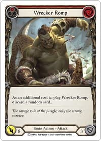 Wrecker Romp (Red) - History Pack Vol.1 - Flesh and Blood TCG card