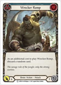 Wrecker Romp (Blue) - History Pack Vol.1 - Flesh and Blood TCG card