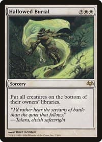 Hallowed Burial - Eventide - Magic: The Gathering card