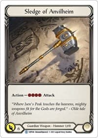Sledge of Anvilheim - History Pack Vol.1 - Flesh and Blood TCG card