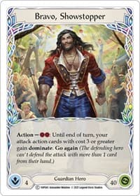Bravo, Showstopper - History Pack Vol.1 - Flesh and Blood TCG card