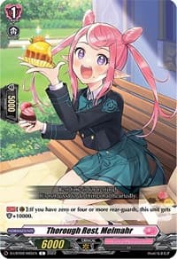 Thorough Rest, Melmahr - D-LBT02: Lyrical Monasterio ~It's a New School Term!~ - Cardfight Vanguard card