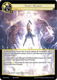 Thor's Hammer - Game of Gods: Revolution - Force of Will card