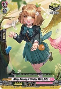 Wings Dancing in the Blue Skies, Antia - D-LBT02: Lyrical Monasterio ~It's a New School Term!~ - Cardfight Vanguard card