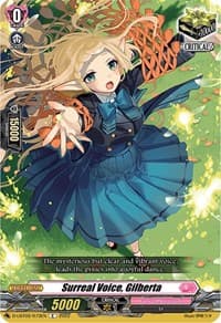 Surreal Voice, Gilberta - D-LBT02: Lyrical Monasterio ~It's a New School Term!~ - Cardfight Vanguard card