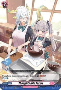 Thoughts into Forms - D-LBT02: Lyrical Monasterio ~It's a New School Term!~ - Cardfight Vanguard card