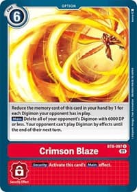 Crimson Blaze - New Awakening - Digimon Card Game card