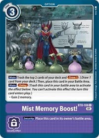 Mist Memory Boost! - New Awakening - Digimon Card Game card