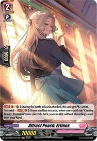 Attract Peach, Ertines (Holo) - D-LBT02: Lyrical Monasterio ~It's a New School Term!~ - Cardfight Vanguard card