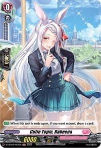 Cutie Topic, Rabeena (Holo) - D-LBT02: Lyrical Monasterio ~It's a New School Term!~ - Cardfight Vanguard card