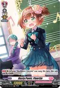 Hasty Panic, Floortje (Holo) - D-LBT02: Lyrical Monasterio ~It's a New School Term!~ - Cardfight Vanguard card