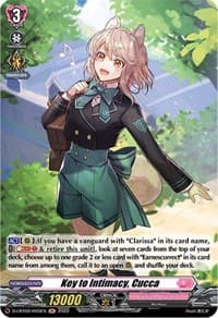 Key to Intimacy, Cucca (Holo) - D-LBT02: Lyrical Monasterio ~It's a New School Term!~ - Cardfight Vanguard card
