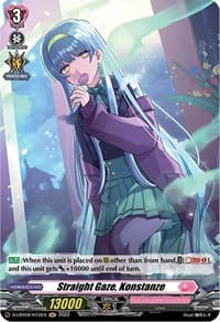 Straight Gaze, Konstanze (Holo) - D-LBT02: Lyrical Monasterio ~It's a New School Term!~ - Cardfight Vanguard card