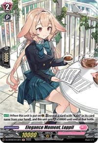 Elegance Moment, Loppil (Holo) - D-LBT02: Lyrical Monasterio ~It's a New School Term!~ - Cardfight Vanguard card