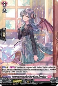 Intercommunicating Gaze, Feodora (Holo) - D-LBT02: Lyrical Monasterio ~It's a New School Term!~ - Cardfight Vanguard card