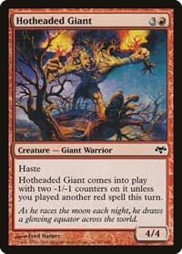 Hotheaded Giant - Eventide - Magic: The Gathering card