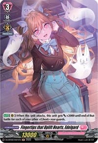 Fingertips that Uplift Hearts, Edelgard (Holo) - D-LBT02: Lyrical Monasterio ~It's a New School Term!~ - Cardfight Vanguard card