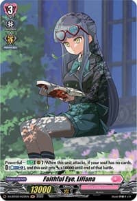 Faithful Eye, Liliana (Holo) - D-LBT02: Lyrical Monasterio ~It's a New School Term!~ - Cardfight Vanguard card